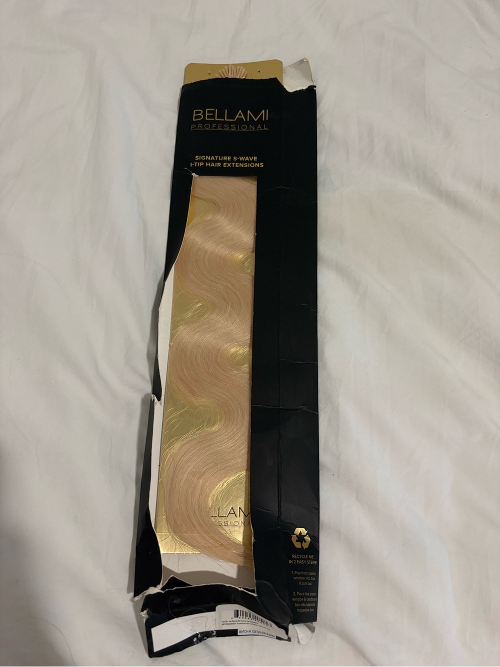 Bellami Professional Blonde S-Wave 1-Tip Hair Extensions
